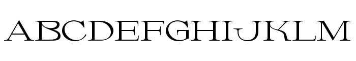 Broman Regular Font UPPERCASE