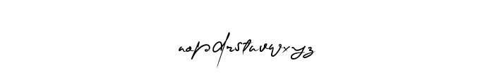 Bromeo Signature Font LOWERCASE