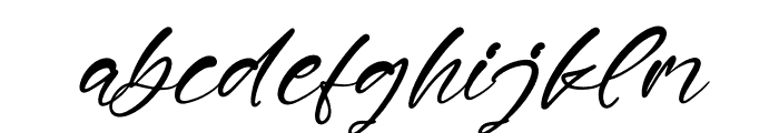 Brompthon Choconuts Italic Font LOWERCASE
