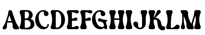 Bronest Font UPPERCASE