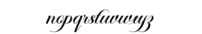 Brongham Script Font LOWERCASE