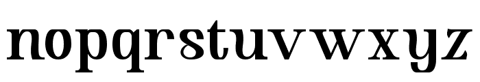 Bronsul Font LOWERCASE