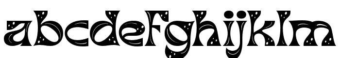 Brontefun-Regular Font LOWERCASE