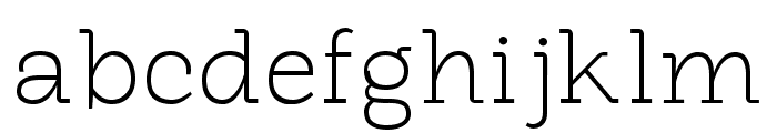 BrookLight Font LOWERCASE
