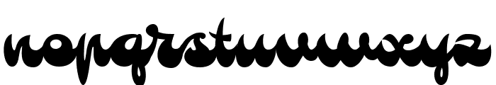 Broost Font LOWERCASE