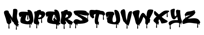 Bropz Drip Drip Font LOWERCASE