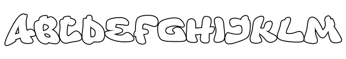 Bropz Outline Outline Font UPPERCASE