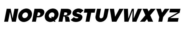 Brosko Black Italic Font UPPERCASE