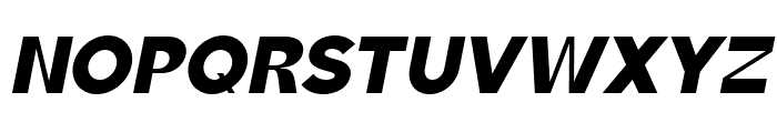 Brosko ExtraBold Italic Font UPPERCASE