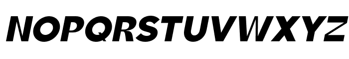 Brosko-ExtraBoldItalic Font UPPERCASE