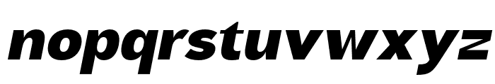 Brosko-ExtraBoldItalic Font LOWERCASE