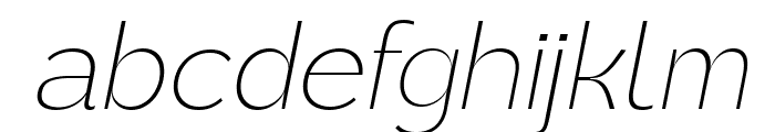 Brosko ExtraLight Italic FONT