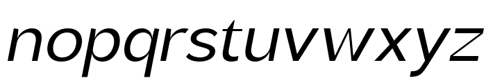 Brosko Regular Italic Font LOWERCASE