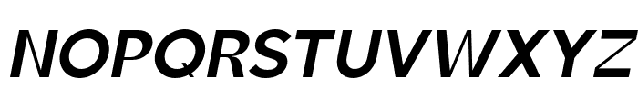 Brosko-SemiBoldItalic Font UPPERCASE