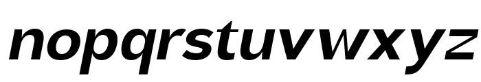 Brosko-SemiBoldItalic Font LOWERCASE