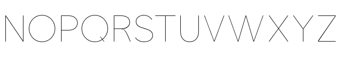 Brosko Thin Font UPPERCASE