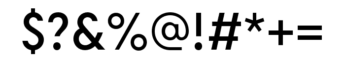 Brosqua-Regular Font OTHER CHARS