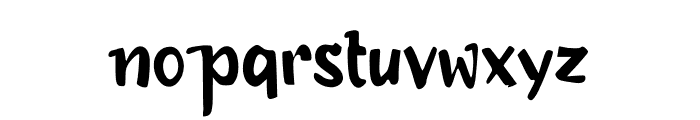 Brostec Font LOWERCASE