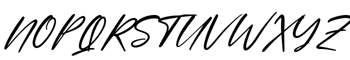 Brostory Italic Font UPPERCASE