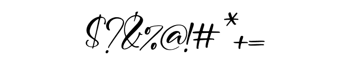 Brothabric Montura Italic Font OTHER CHARS