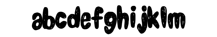 Brother Scribble Regular Font LOWERCASE