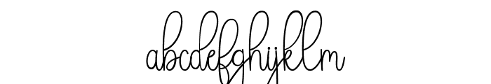 Brother Signature Regular Font LOWERCASE