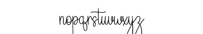 Brother Signature Regular Font LOWERCASE