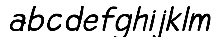 BrotherJanu-Italic Font LOWERCASE