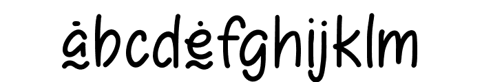 BrotherPigRegular Font LOWERCASE