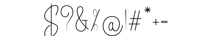 BrotherSignature-Regular Font OTHER CHARS