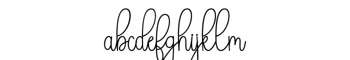 BrotherSignature-Regular Font LOWERCASE