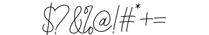 Brotherside Signature Font OTHER CHARS