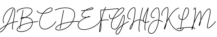Brotherside Signature Font UPPERCASE