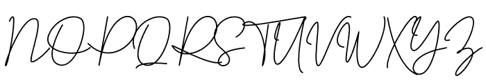 Brotherside Signature Font UPPERCASE