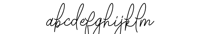 Brotherside Signature Font LOWERCASE