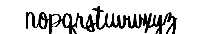 Brougets-Script Font LOWERCASE