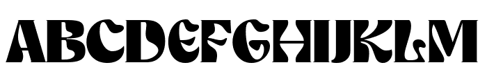 Broukha Font UPPERCASE