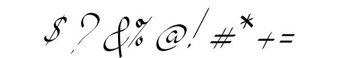 Brouklyn Signature Font OTHER CHARS