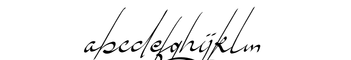 Brouklyn Signature Font LOWERCASE
