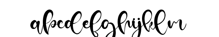 Brown Candy Font LOWERCASE