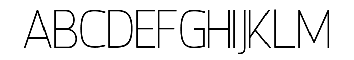 Brown Code Thin Font LOWERCASE
