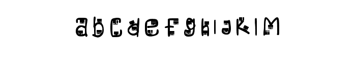 Brown Regular Font LOWERCASE