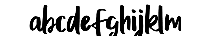 Brown Smith Font LOWERCASE