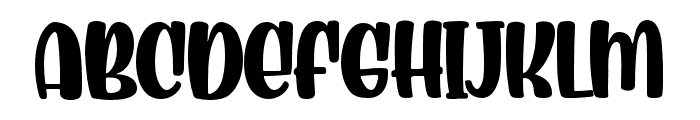BrownDoggie-Regular Font LOWERCASE