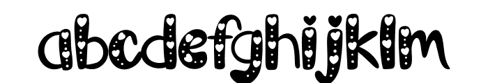 Brownie Love Font LOWERCASE