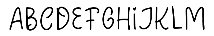 BrowniesLover-Light Font LOWERCASE