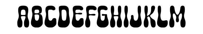 Browny Groove Font UPPERCASE