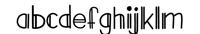 Browny Font LOWERCASE