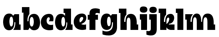 Brozen-Regular Font LOWERCASE