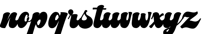 Brudy Retro Font LOWERCASE